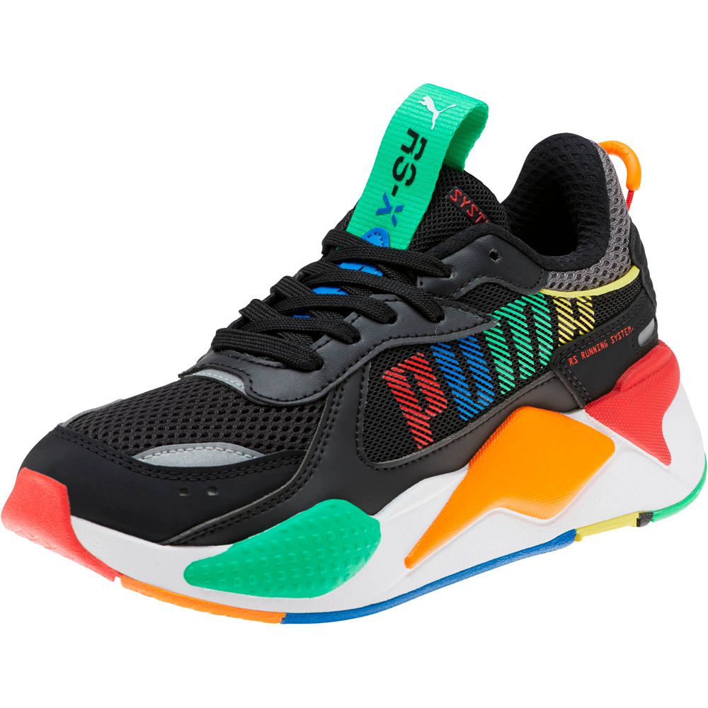 Puma RS-X Bold Lány Sportcipő - Fekete/Narancssárga ( Hungary - ZXACR9805 )